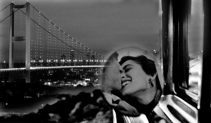 Couple Kissing in Car Istanbul