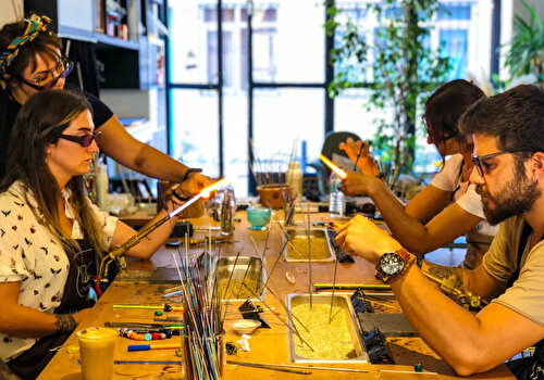 Get inspired by glass beadmaking class in Istanbul